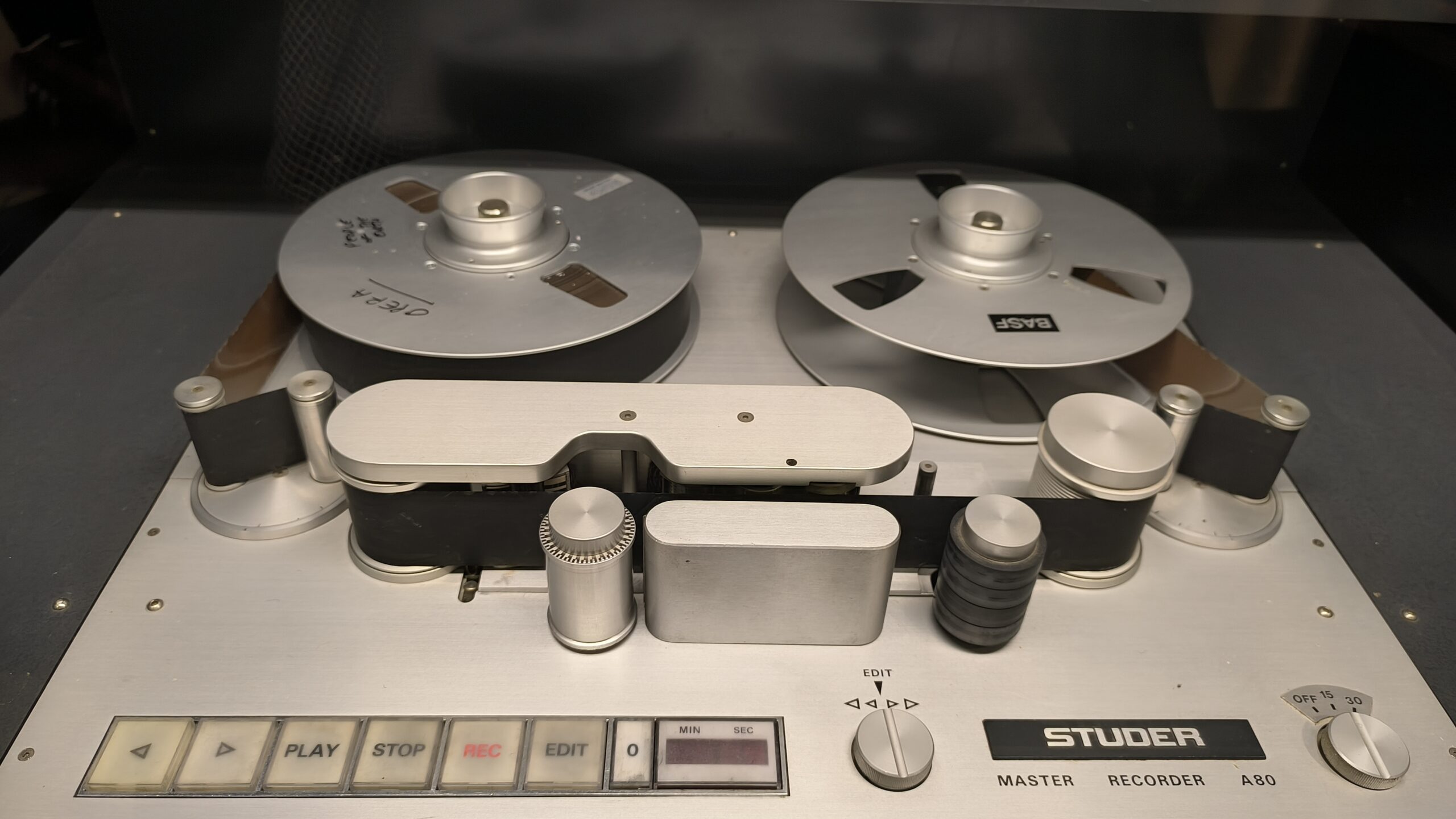 Studer A80 reel-to-reel tape recorder